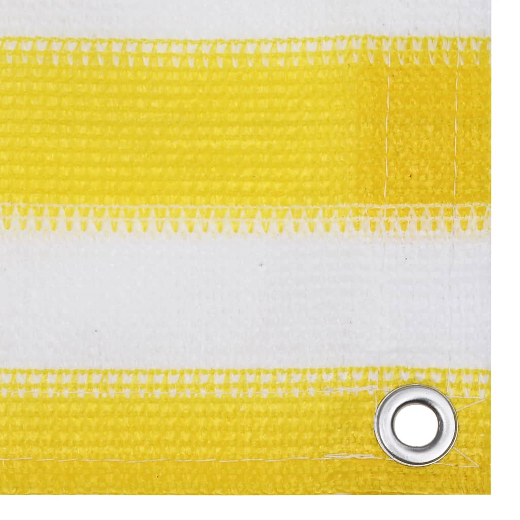 Tela de varanda 120x600 cm pead amarelo e branco