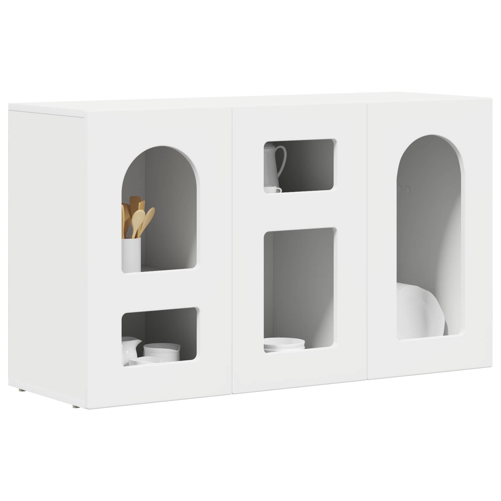 Buffet elst branco 100 x 35 x 59 cm derivados de madeira