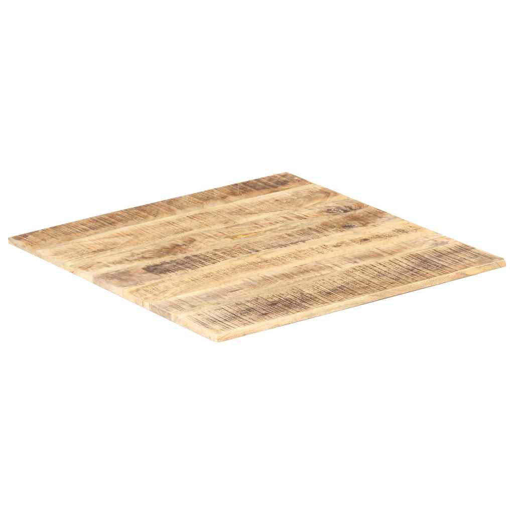 Tampo de mesa madeira de mangueira maciça 15-16 mm 80x80 cm