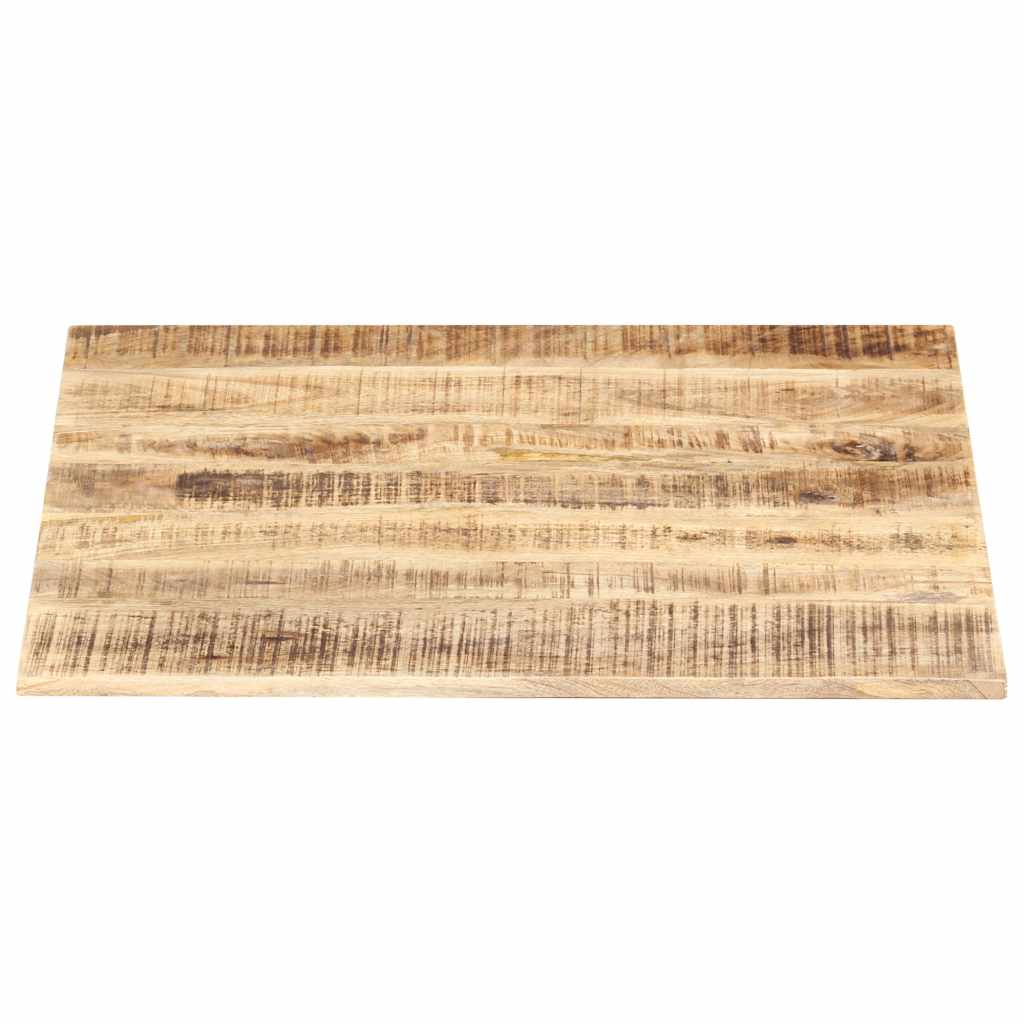 Tampo de mesa madeira de mangueira maciça 15-16 mm 80x80 cm