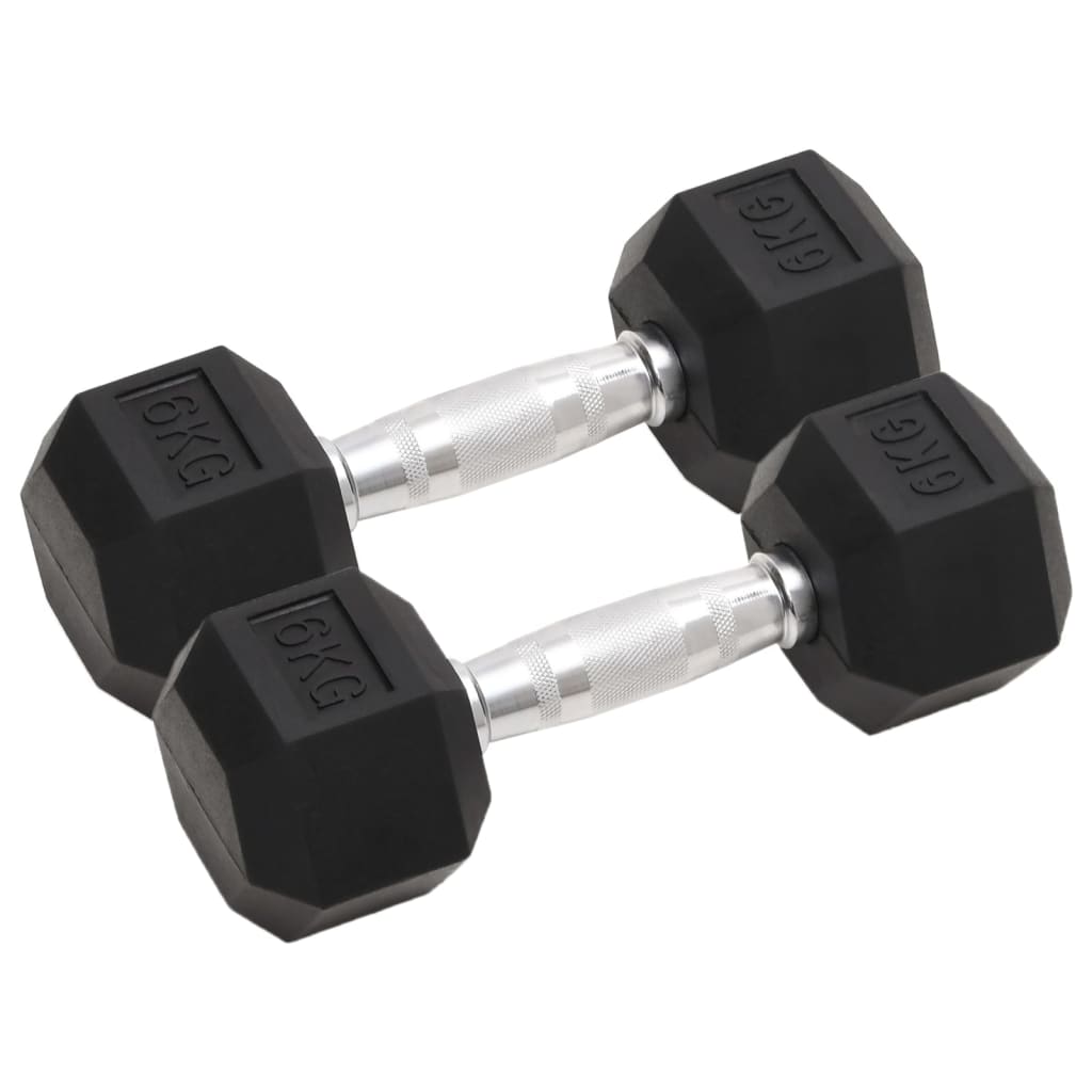 Halteres 2 pcs 6 kg total ferro fundido