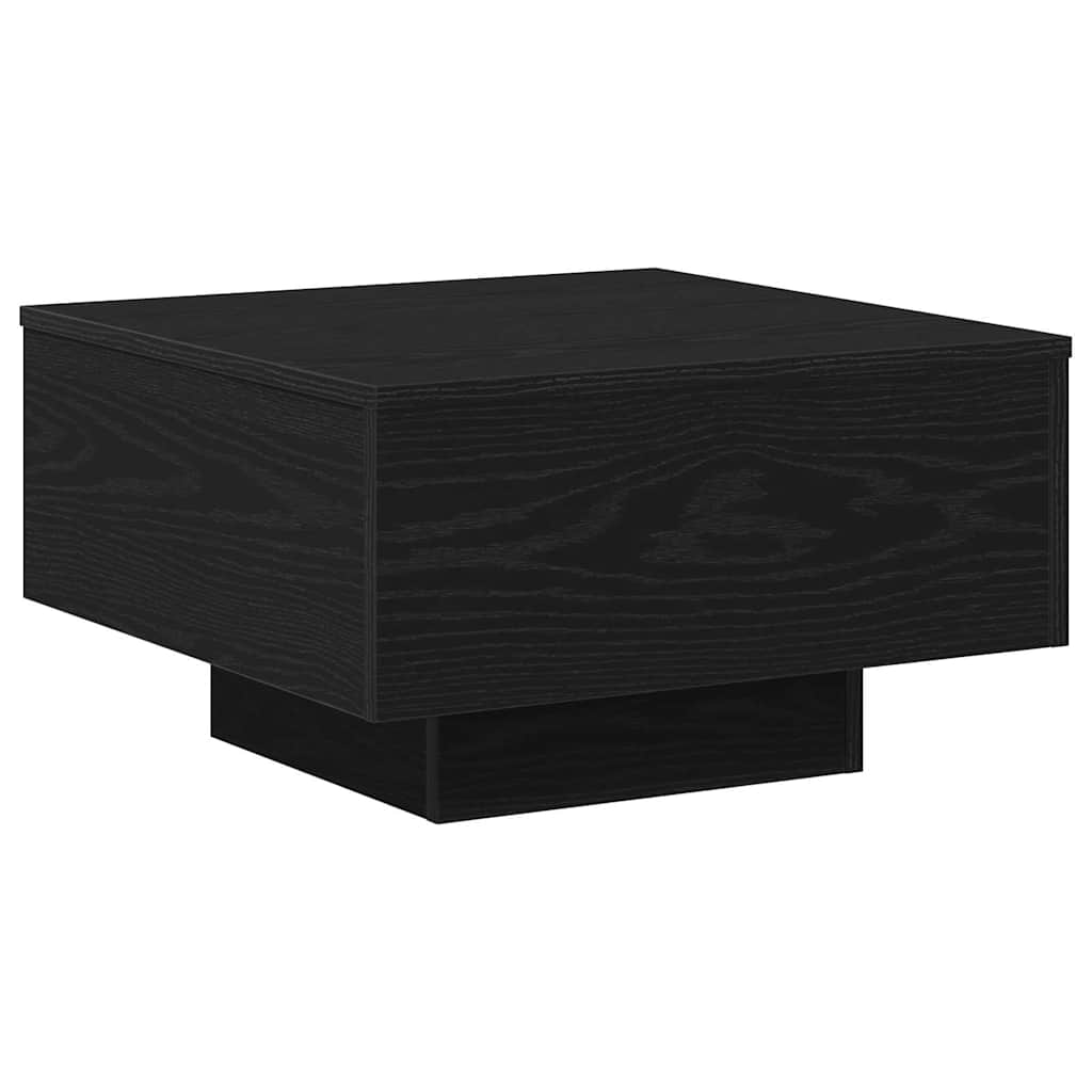 Mesa de centro carvalho preto 55 x 55 x 31 cm