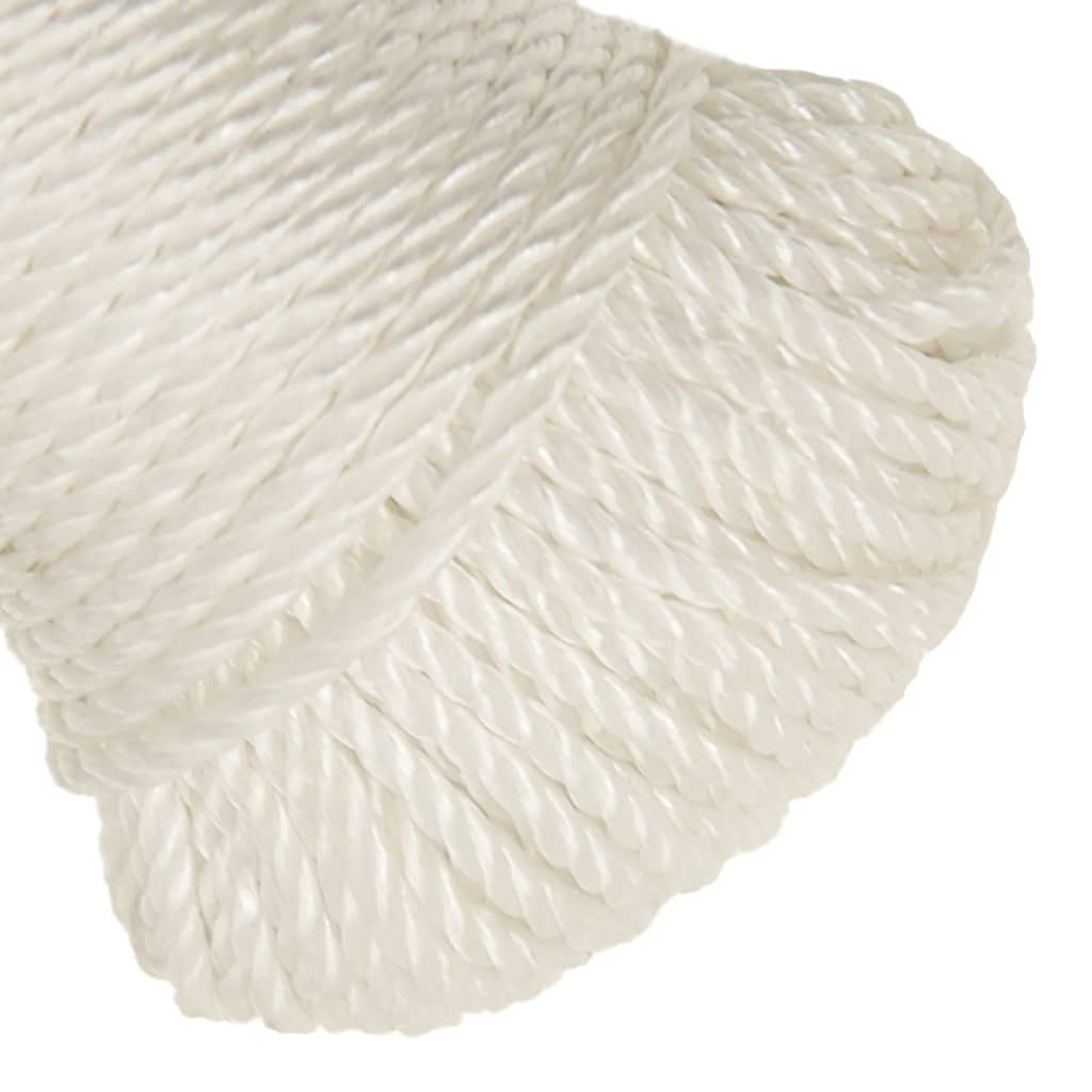 Corda de trabalho 3 mm 500 m polipropileno branco