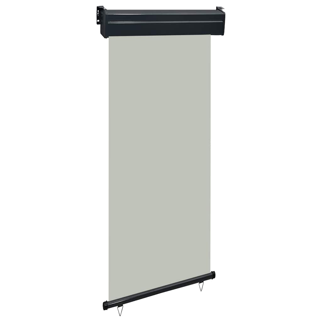 Toldo lateral para varanda 80x250 cm cinzento
