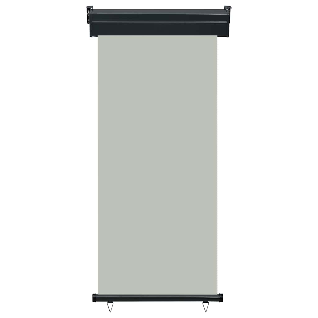Toldo lateral para varanda 80x250 cm cinzento