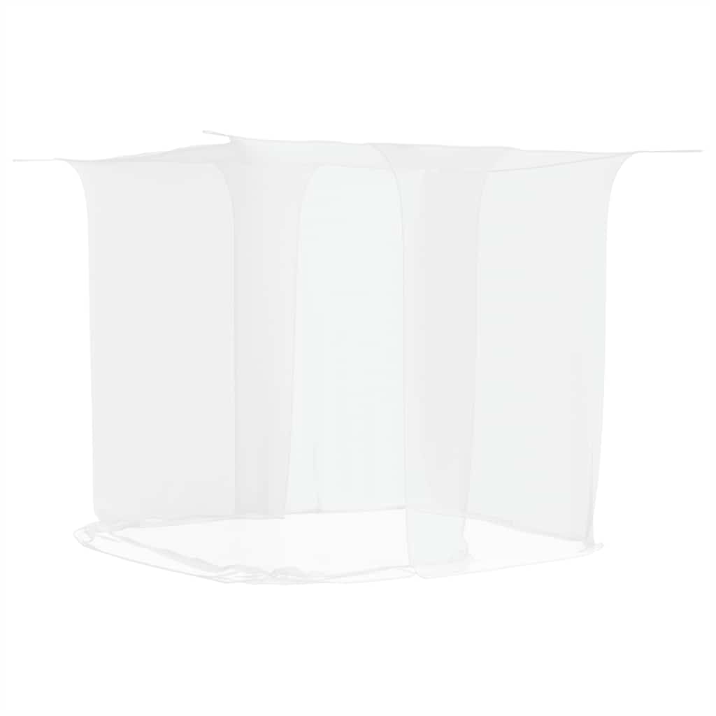 Rede mosquiteira suspensa malha branco 220x180x180 cm