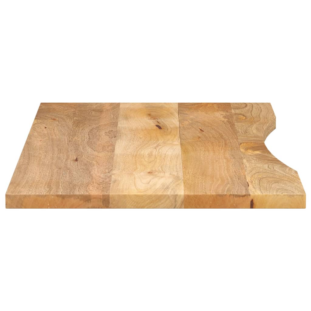 Tampo de mesa com curva 140x60x2,5 cm mangueira áspera maciça