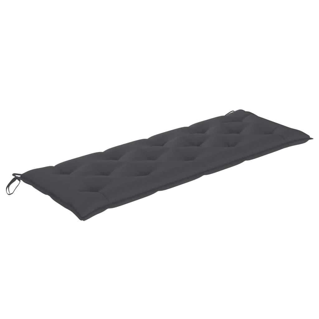 Banco de jardim empilhável c/ almofadão 159 cm teca maciça
