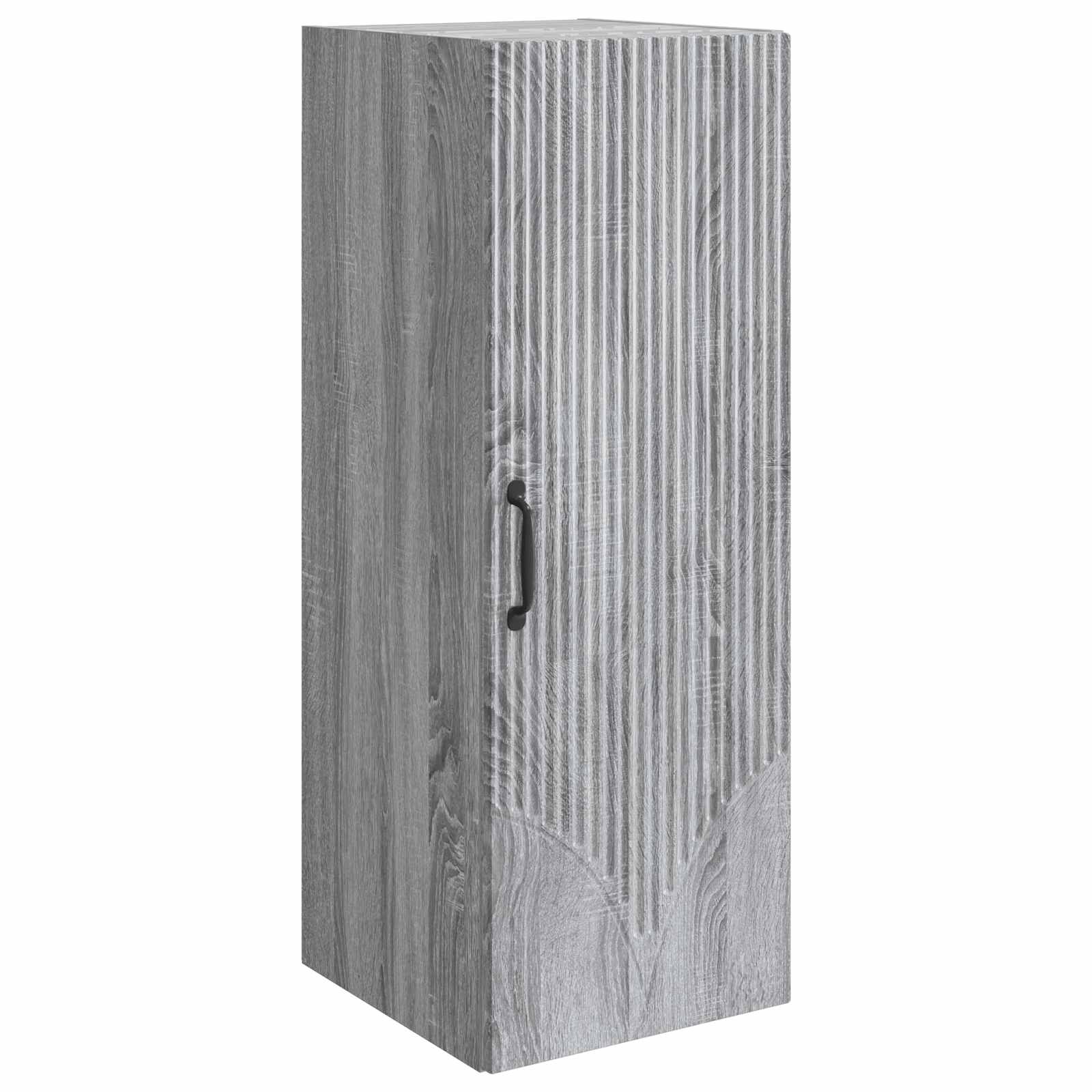 Armário de parede sonoma cinzento 33 x 34,5 x 90 cm