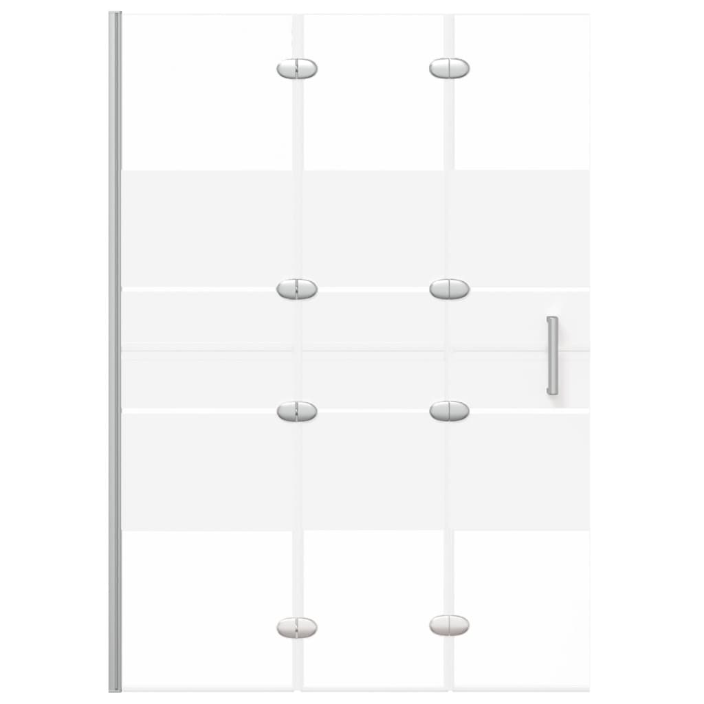 Divisória de chuveiro dobrável esg 100x140 cm branco