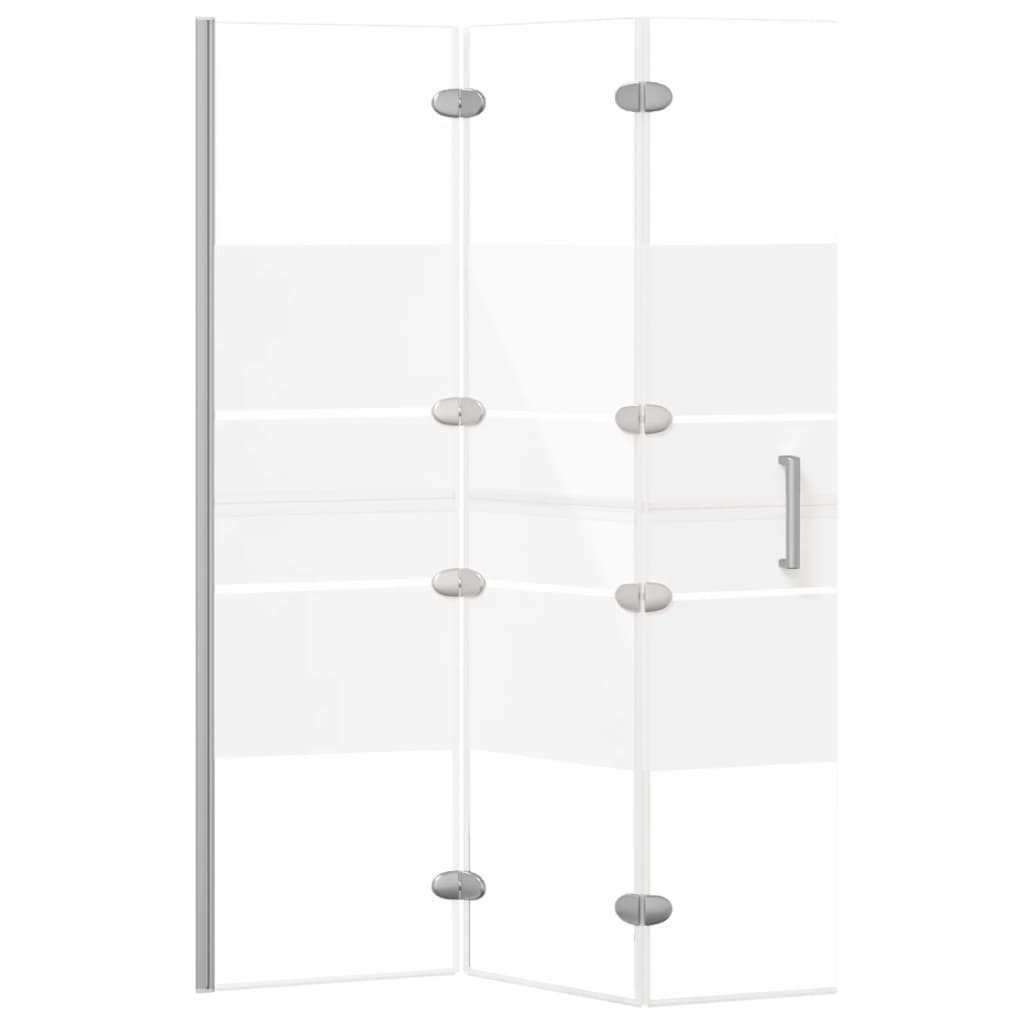 Divisória de chuveiro dobrável esg 100x140 cm branco