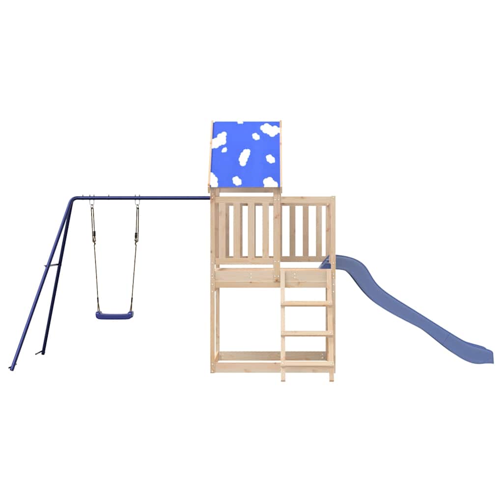 Conjunto de brincar p/ exterior madeira de pinho maciça