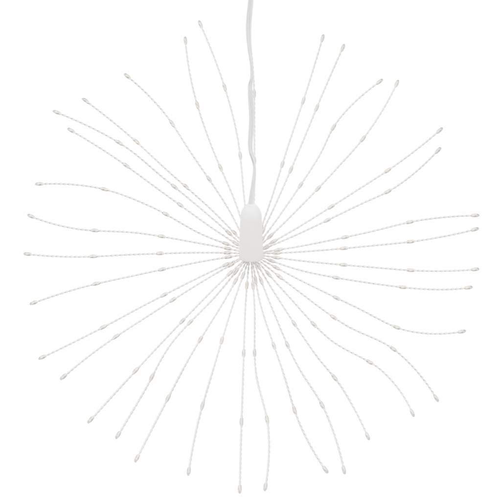 Iluminação estrelar p/ natal 140 luzes LED 17 cm azul