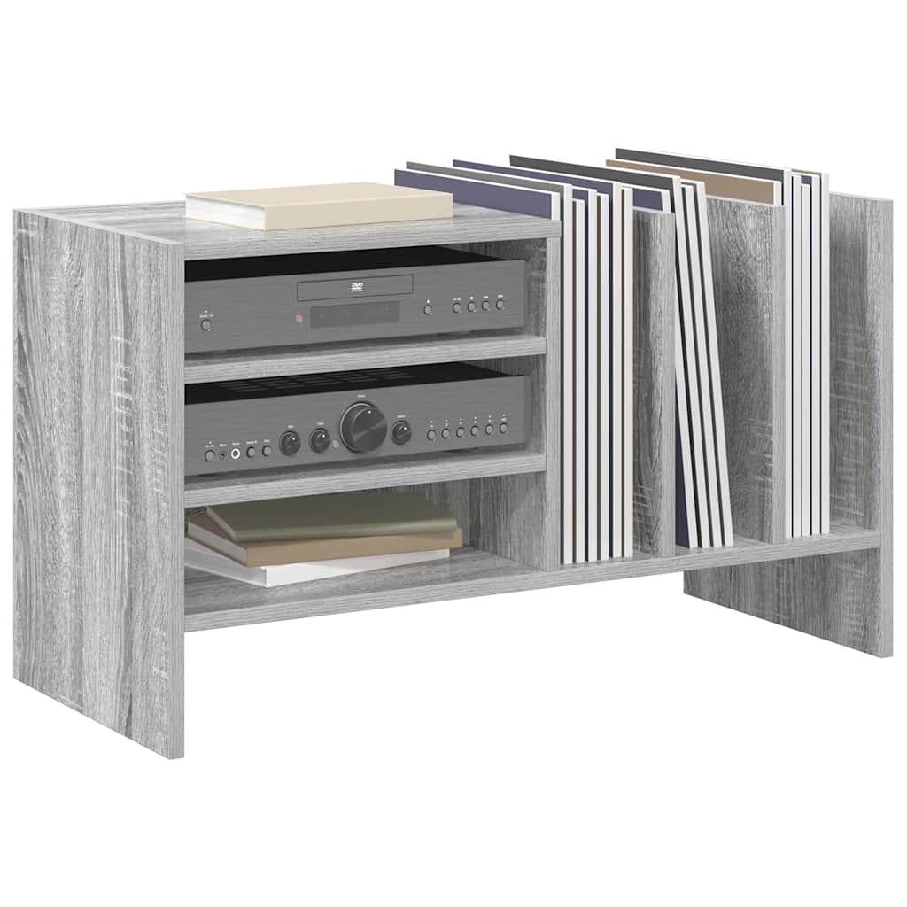 Armário para discos de vinil cinza sonoma 78,5 x 35 x 45 cm