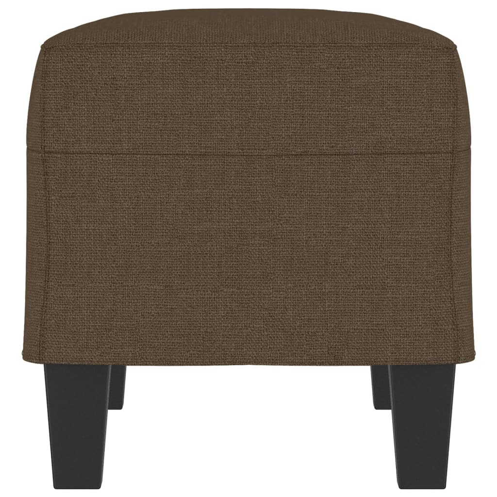 Banco 70x35x41 cm tecido castanho