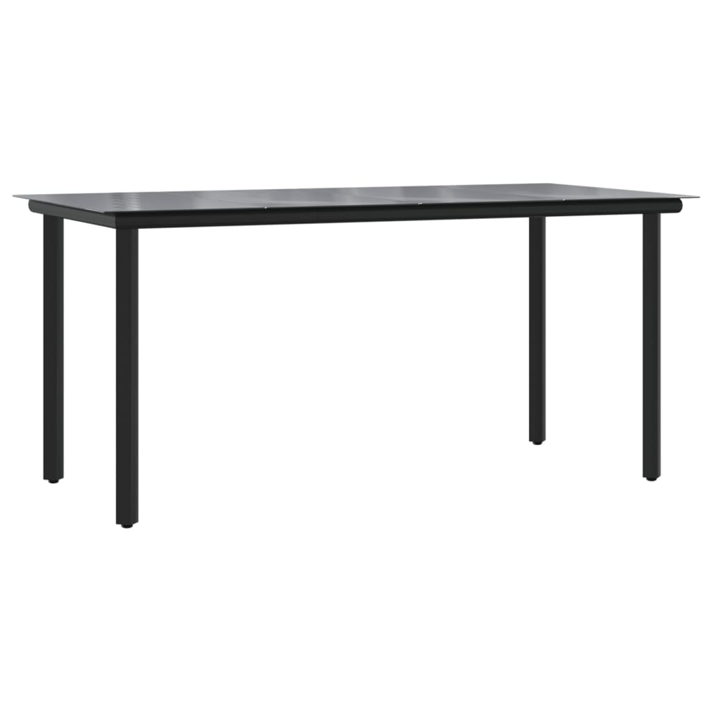 7 Pcs conj. jantar p/ jardim c/ almofadões vime PE cinza-claro
