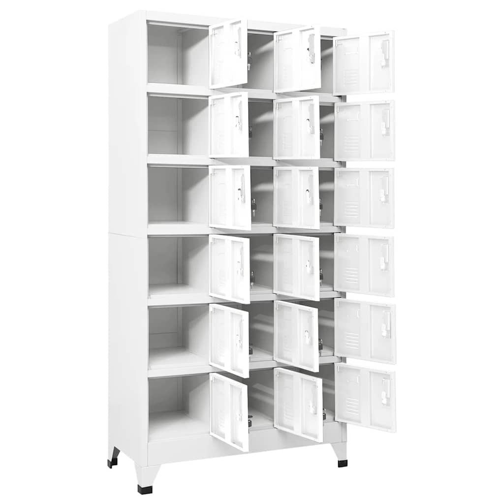 Cacifo com 18 compartimentos metal 90x40x180 cm