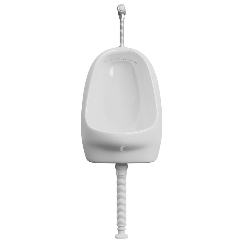 Urinol de parede com válvula de descarga cerâmica branco