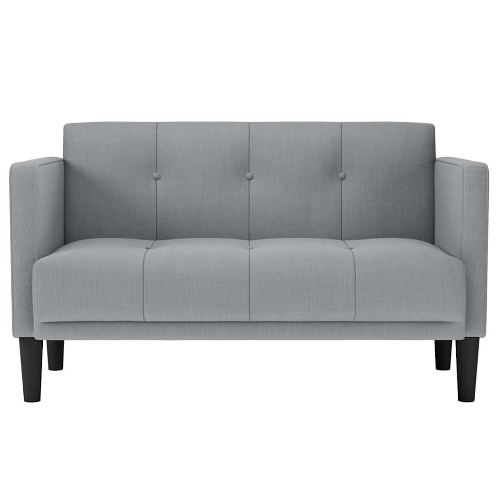 Sofá-luvas 111 cm tecido cinzento-claro