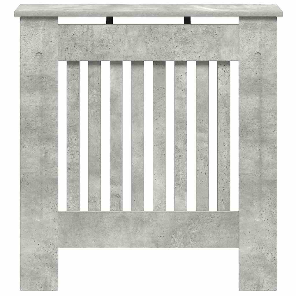 Capa de radiador cinzento cimento 78 x 19 x 81,5 cm