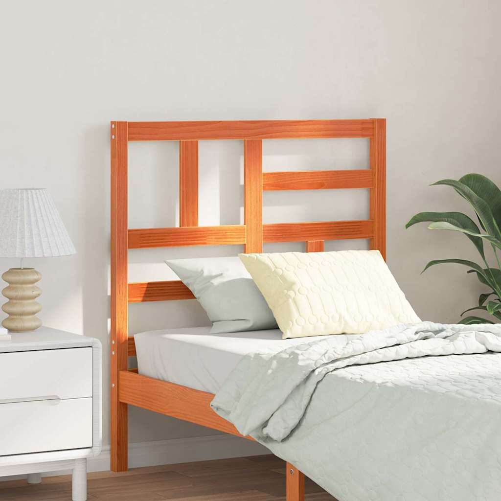 Cabeceira de cama com cabeceira marrom cera 105,5 x 4 x 104 cm