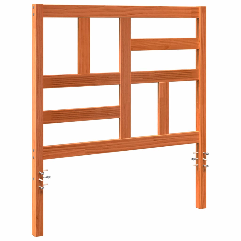 Cabeceira de cama com cabeceira marrom cera 105,5 x 4 x 104 cm