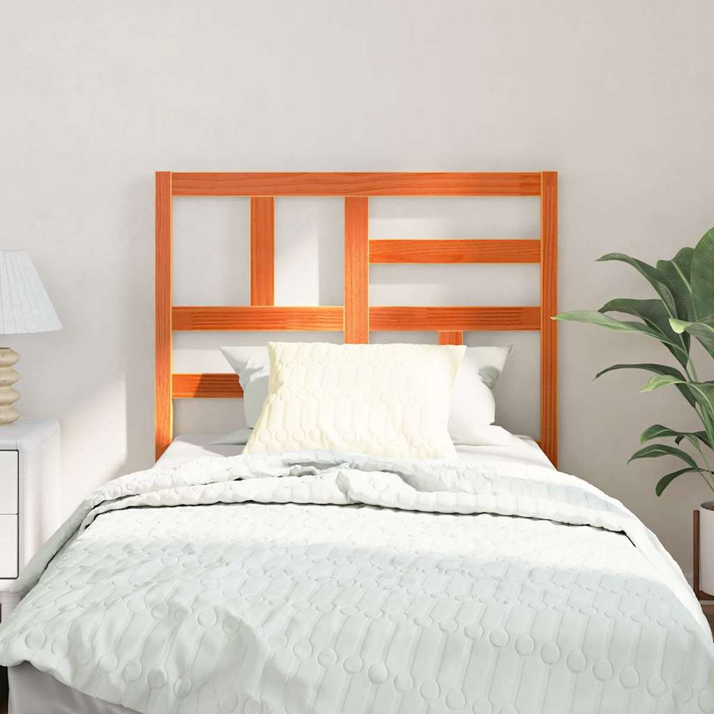 Cabeceira de cama com cabeceira marrom cera 105,5 x 4 x 104 cm