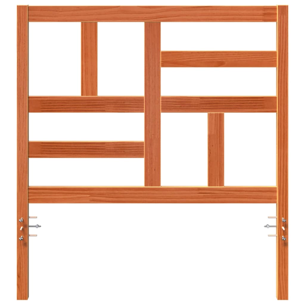 Cabeceira de cama com cabeceira marrom cera 105,5 x 4 x 104 cm