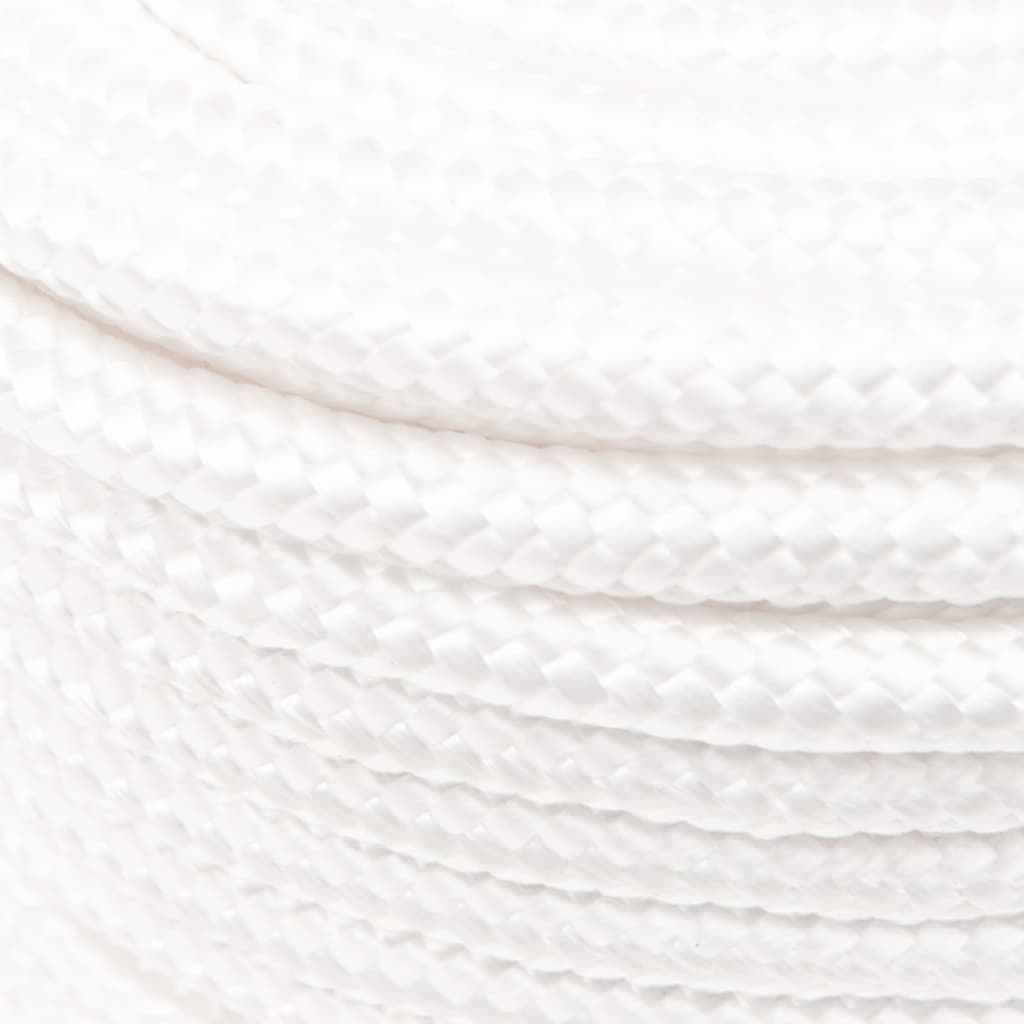 Corda de barco 12 mm 100 m polipropileno branco completo