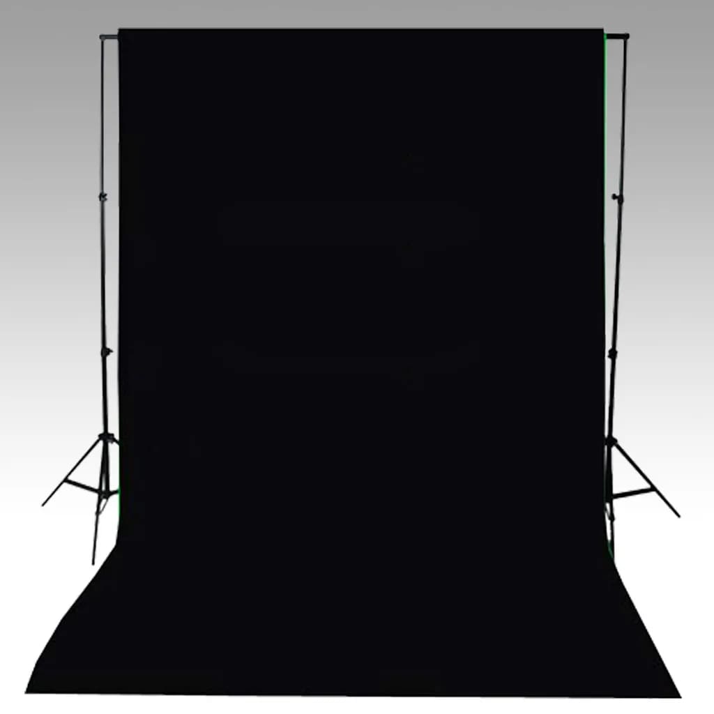 Fundo fotográfico s/ suporte algodão preto 600x300 cm