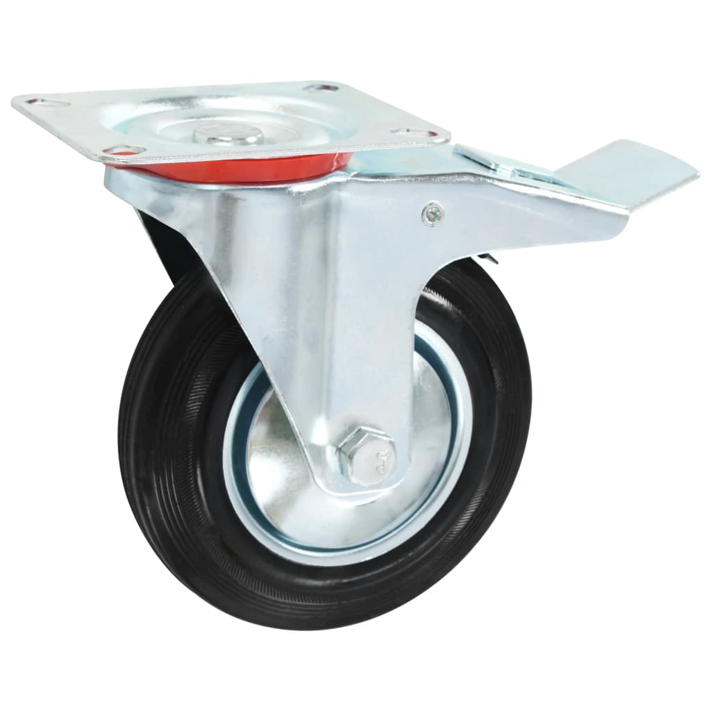 12 Pcs rodas giratórias 160 mm