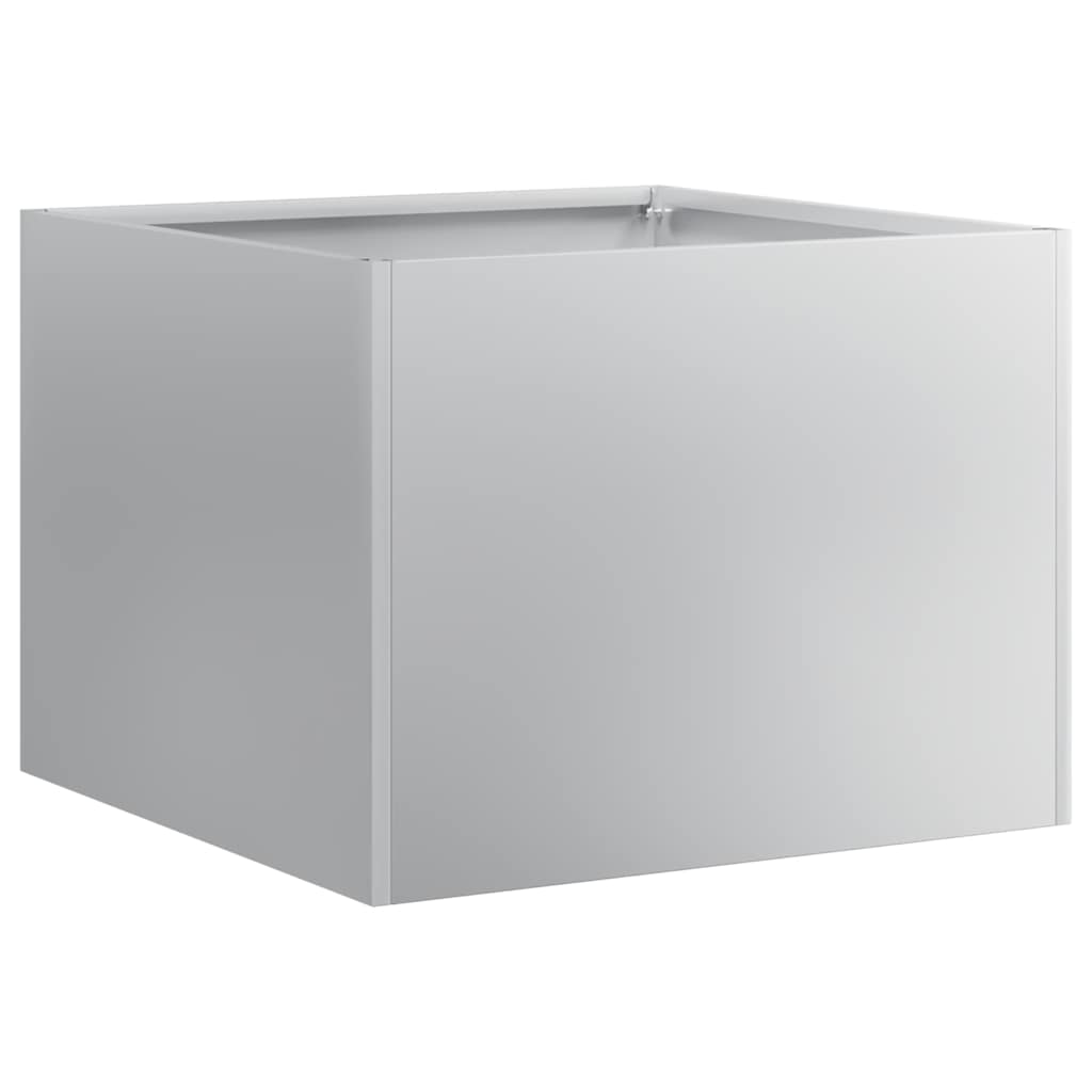Vaso/floreira 40x40x30 cm aço galvanizado