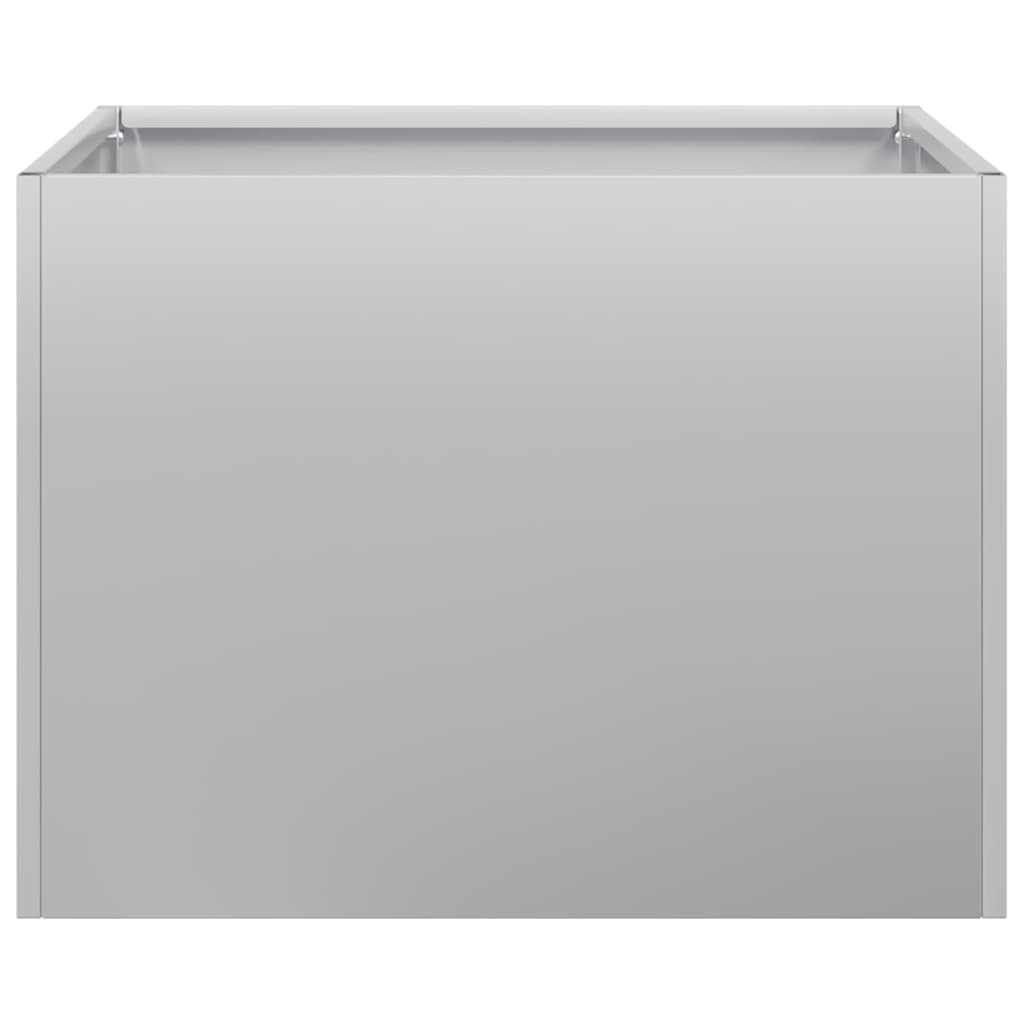 Vaso/floreira 40x40x30 cm aço galvanizado