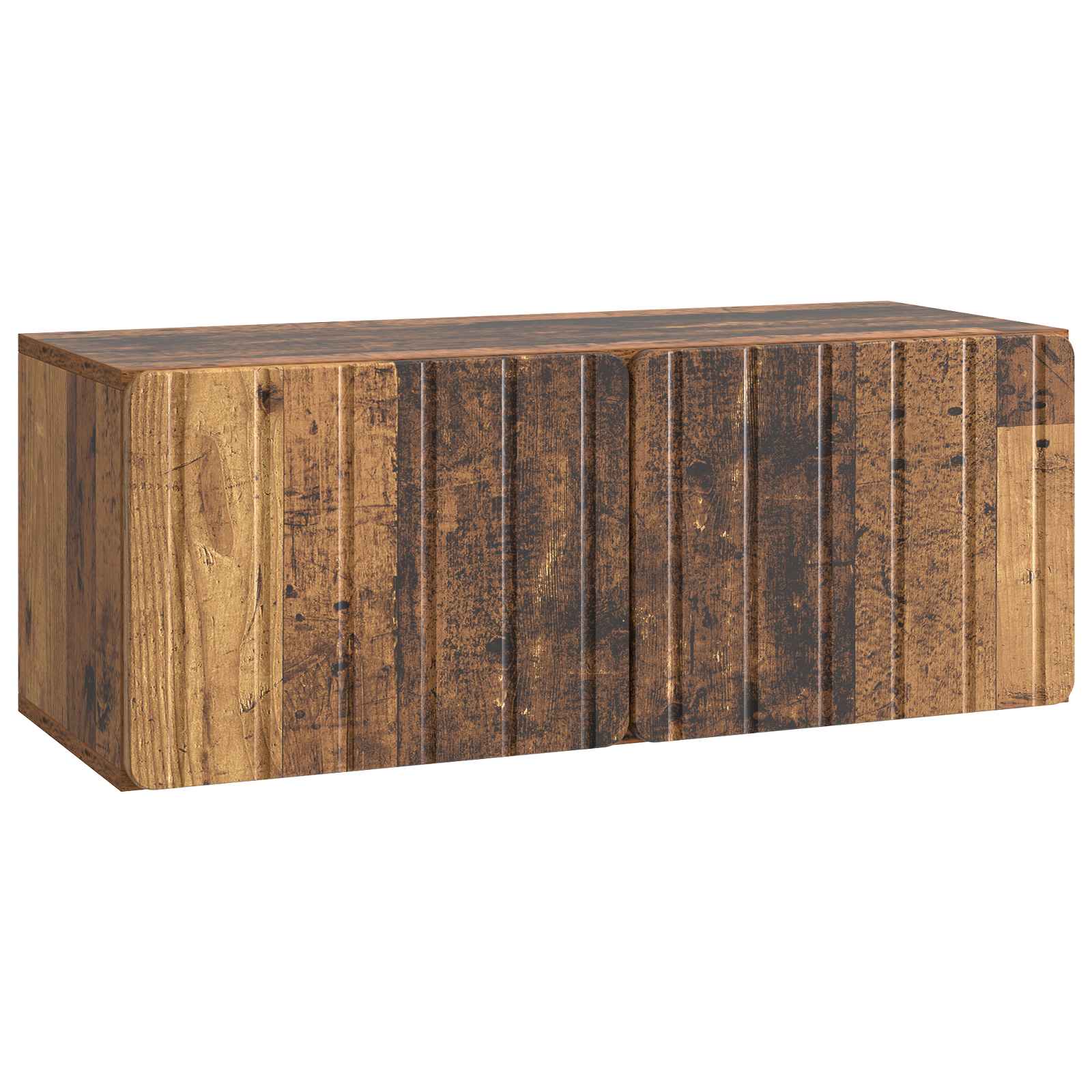 Gabinete de TV de parede 78,5 x 31 x 30 cm madeira antiga