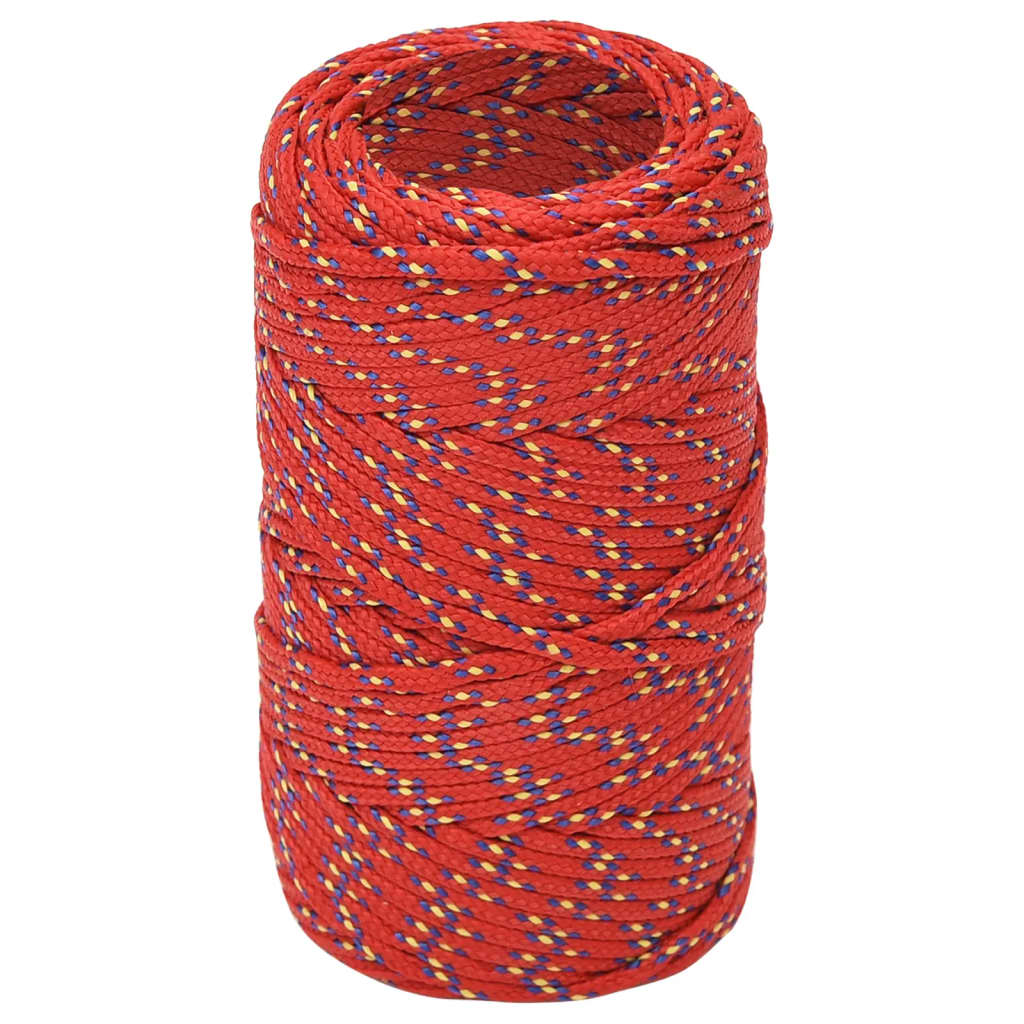 Corda de barco 2 mm 25 m polipropileno vermelho
