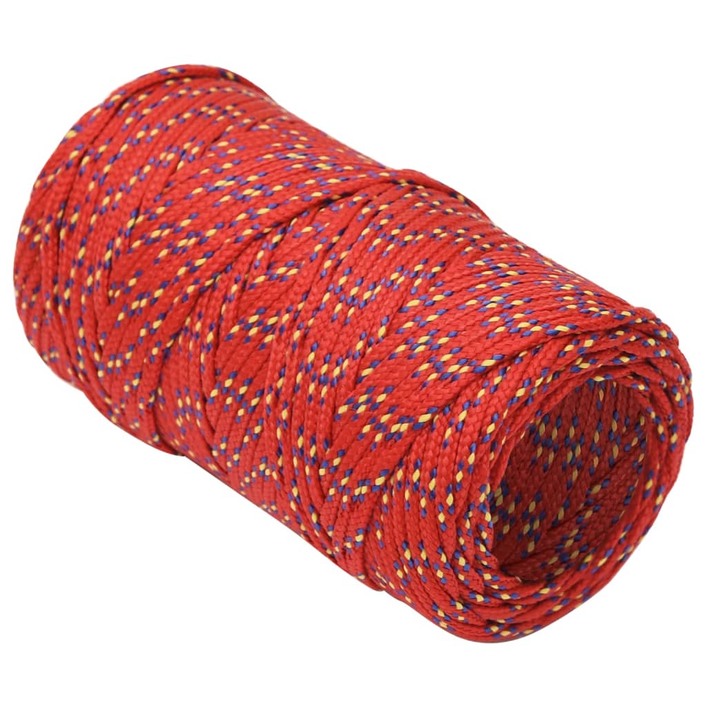 Corda de barco 2 mm 25 m polipropileno vermelho