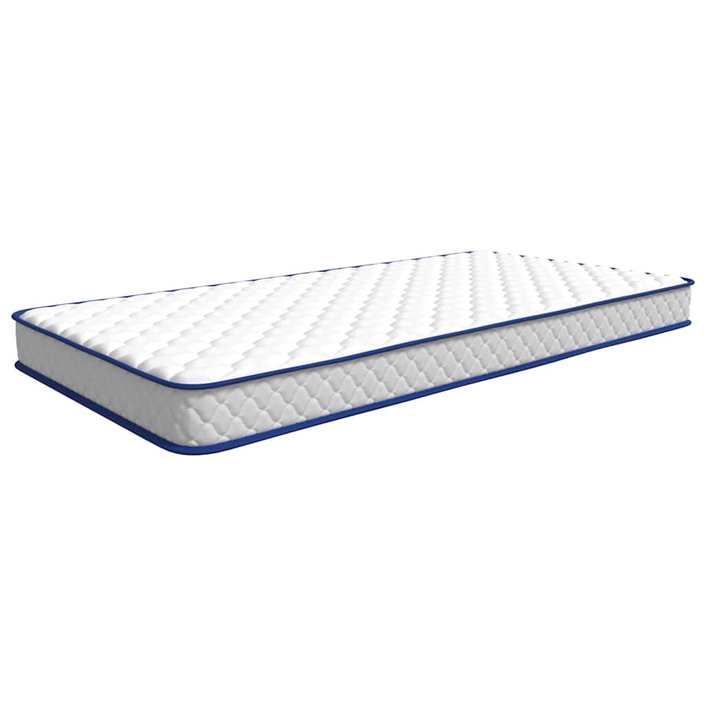 Colchão de espuma de memória 100x200x17 cm macio branco