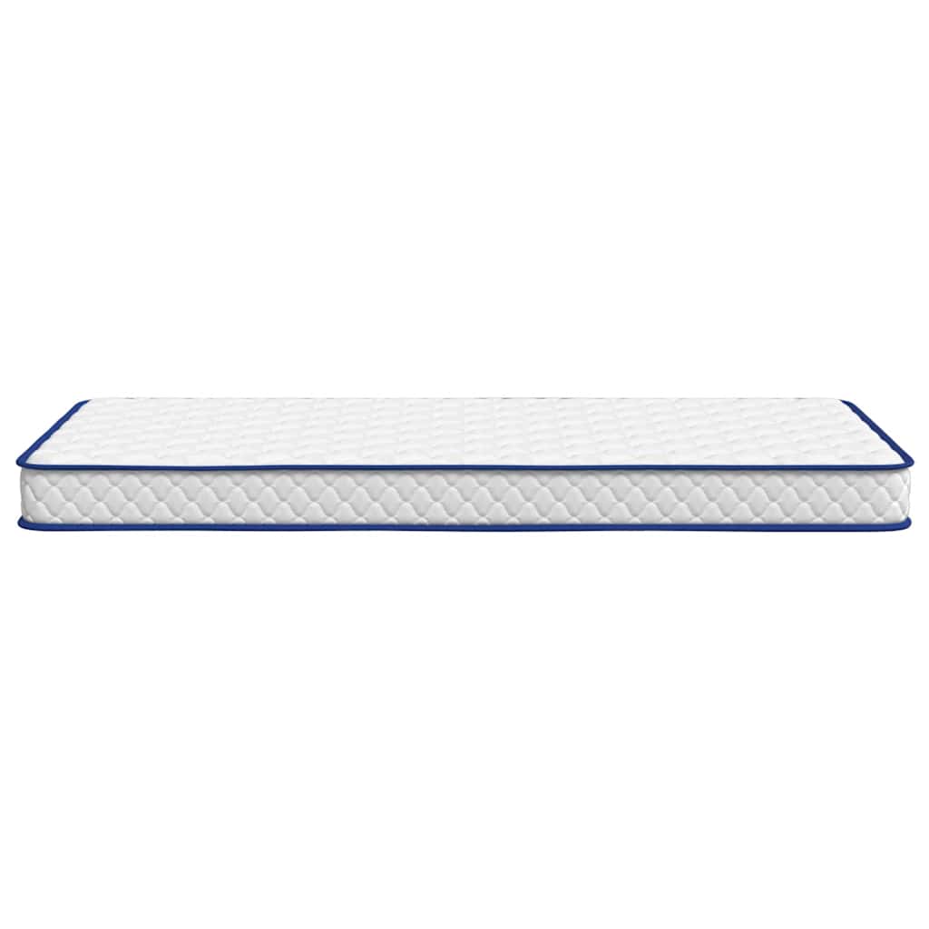 Colchão de espuma de memória 100x200x17 cm macio branco