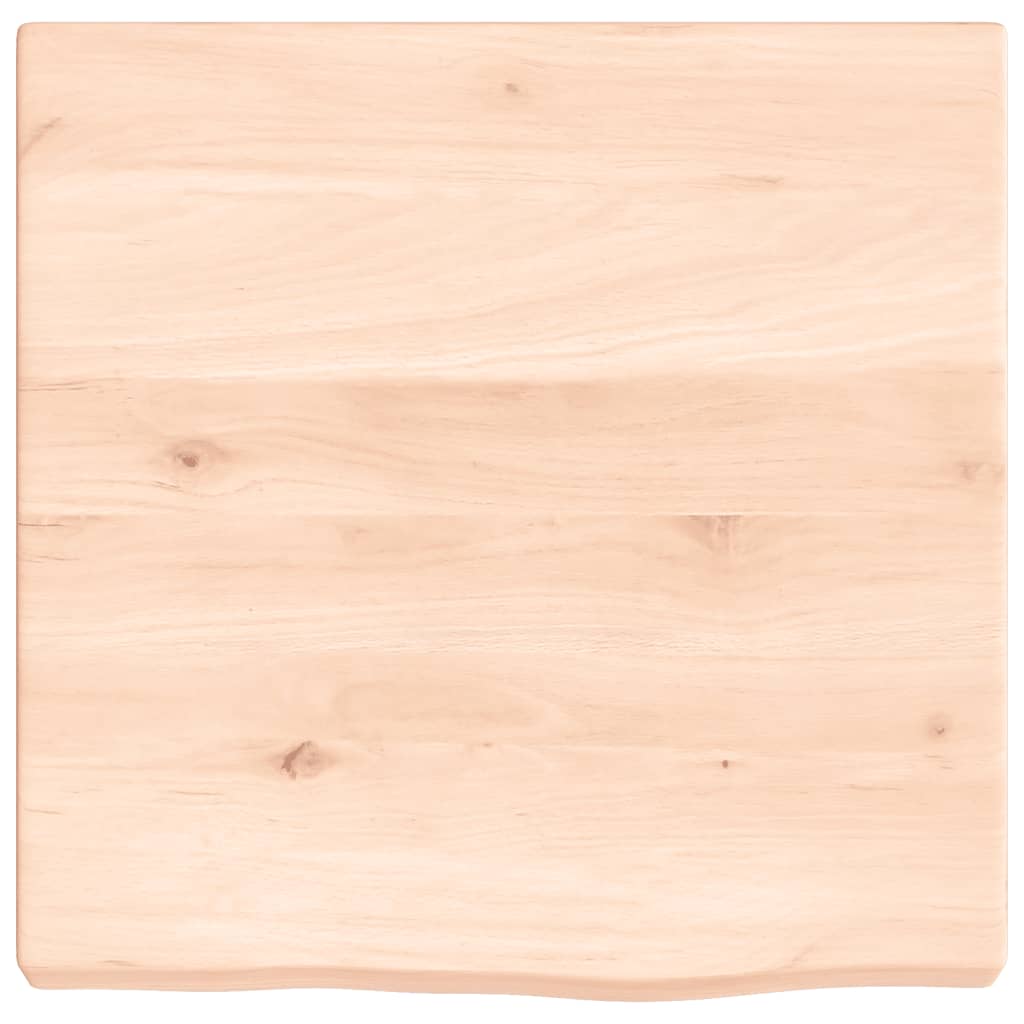 Bancada p/ casa de banho 40x40x(2-4) madeira maciça não tratada