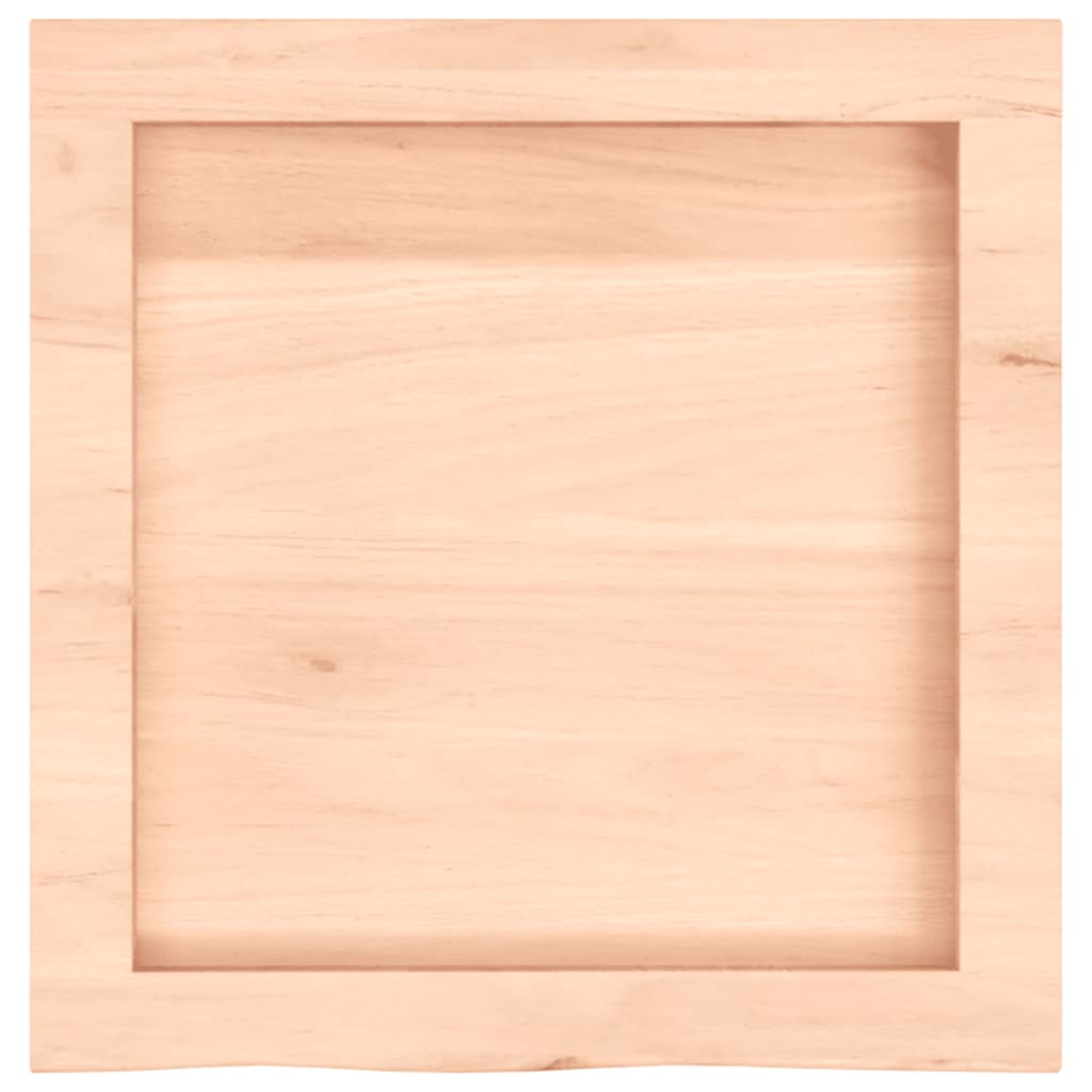 Bancada p/ casa de banho 40x40x(2-4) madeira maciça não tratada