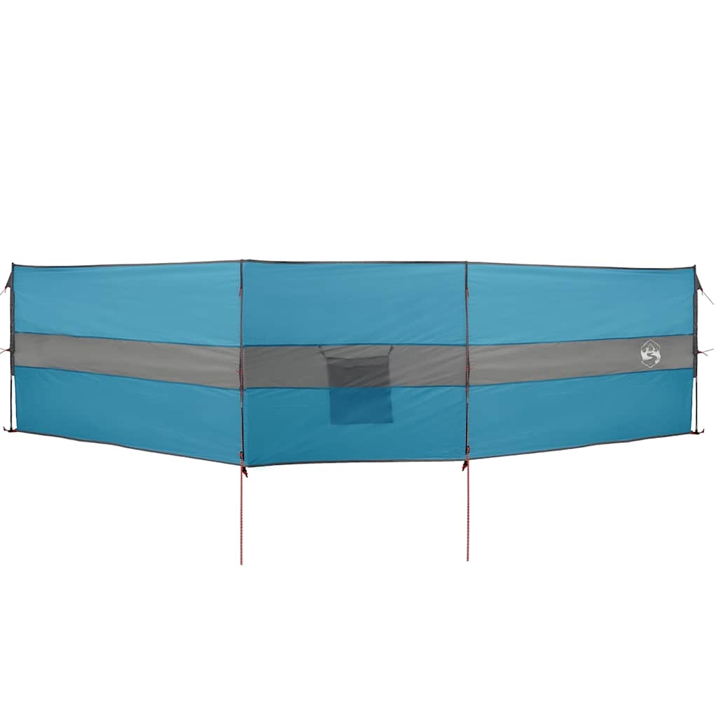 Corta-vento de campismo 490x123 cm impermeável azul