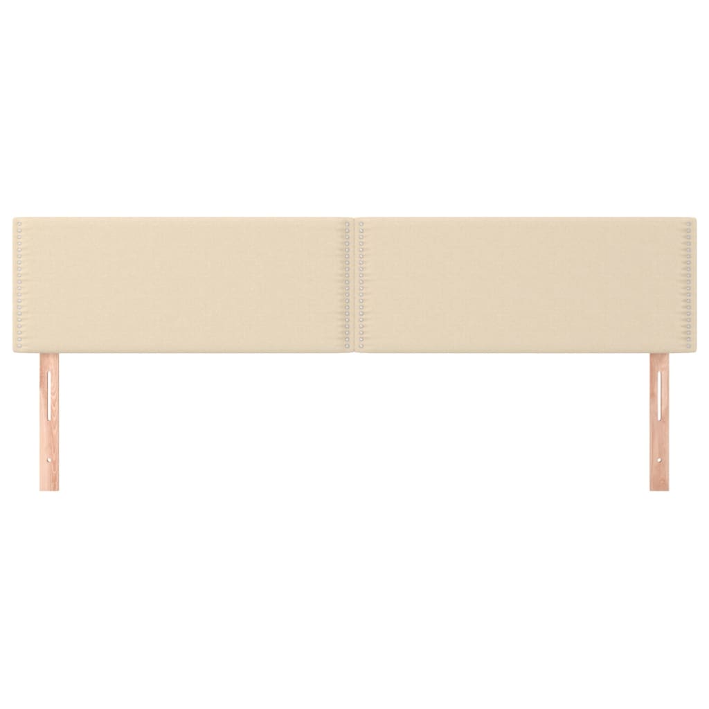 Cabeceiras creme 180x5x78/88 cm tecido