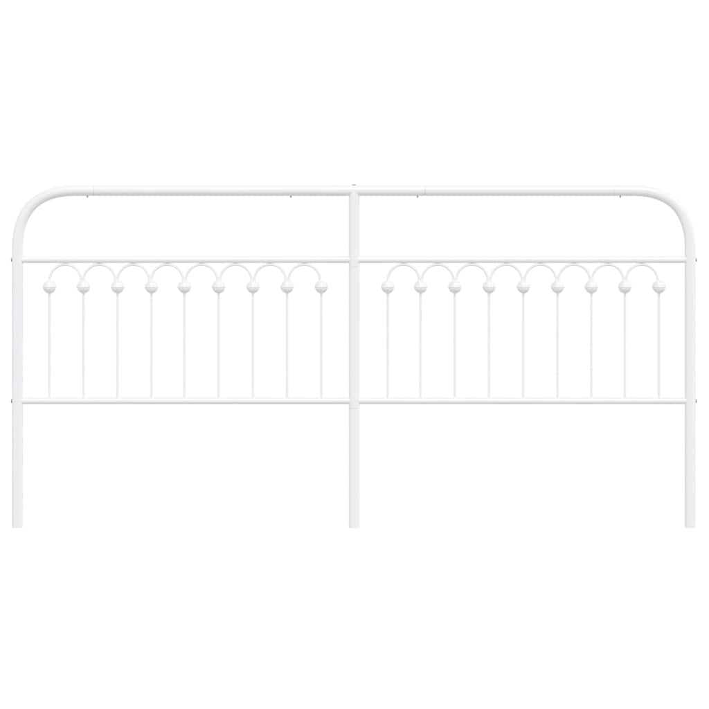 Cabeceira de substituição 200 cm metal branco