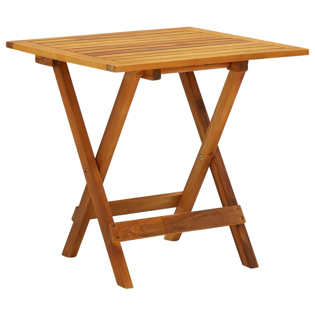 Mesa de bistrô 46x46x47 cm madeira de acácia sólida
