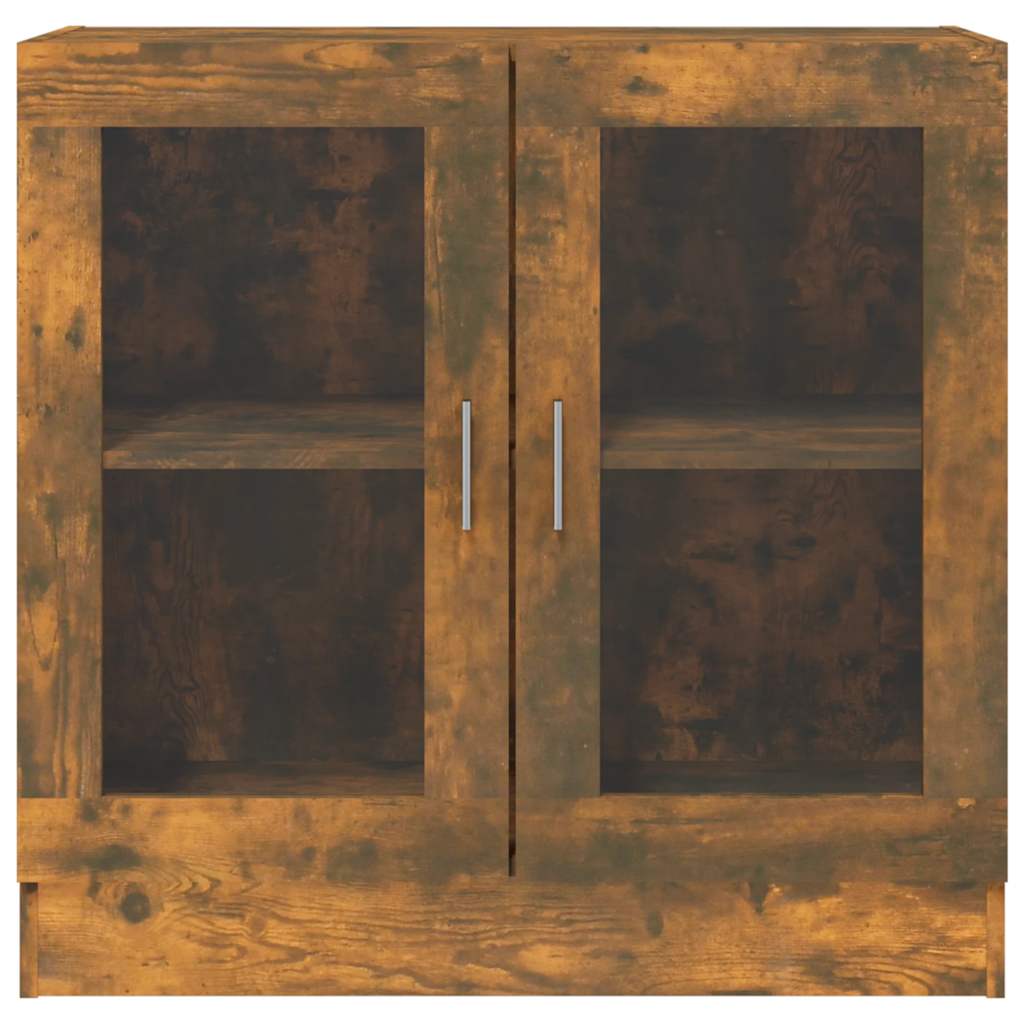 Vitrine 82,5x30,5x80 cm derivados de madeira carvalho fumado