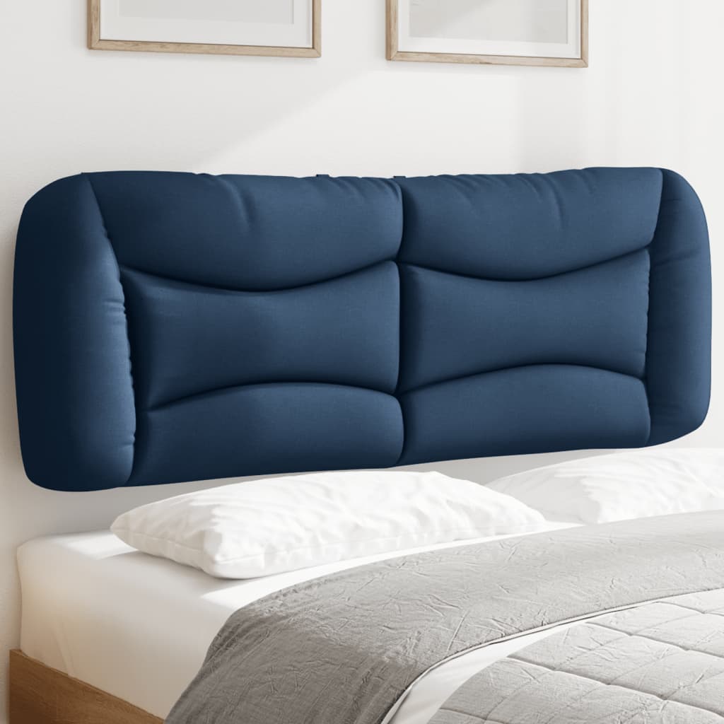 Almofadão de cabeceira hvar 140 cm tecido azul