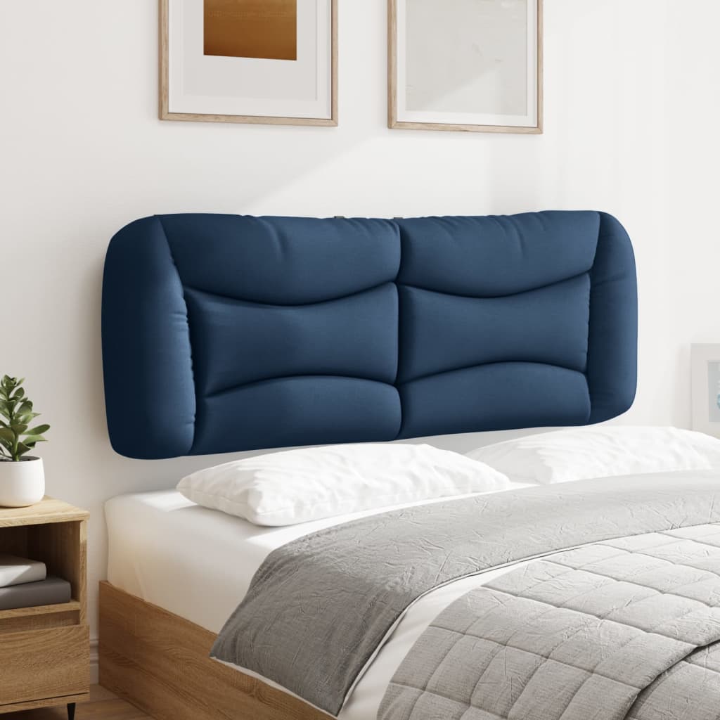 Almofadão de cabeceira hvar 140 cm tecido azul
