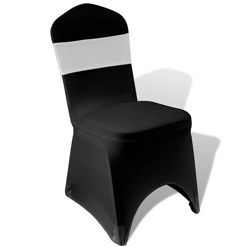 Banda decorativa para cadeira, elástico, em creme com fivela diamante