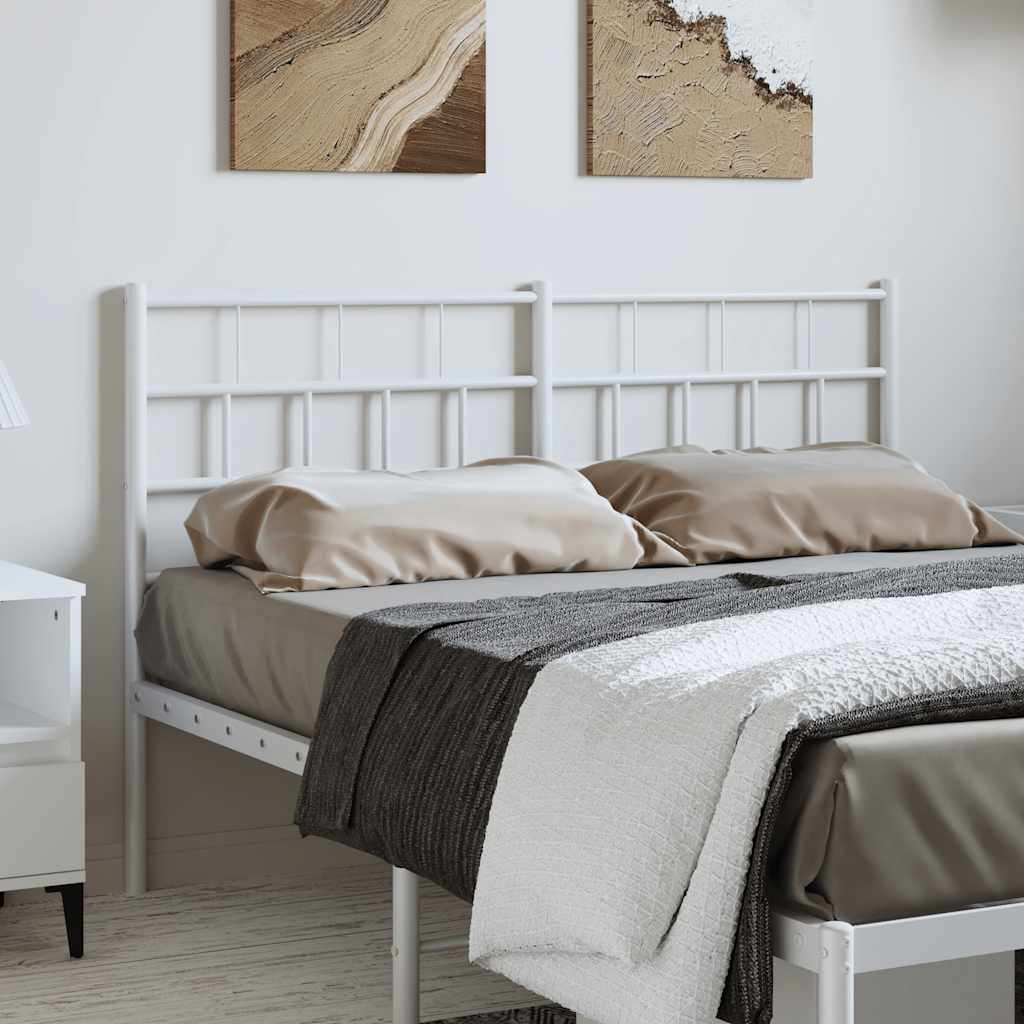 Cabeceira de substituição 135 cm metal branco