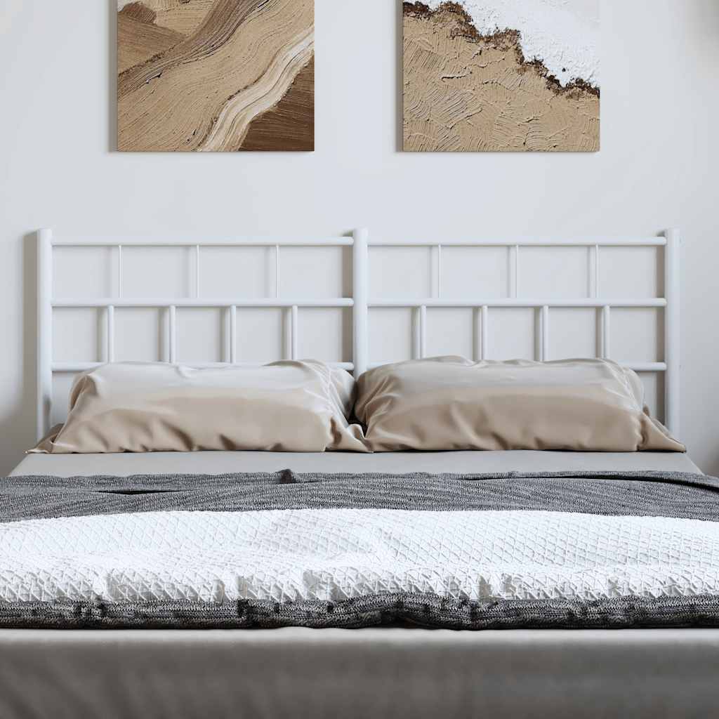 Cabeceira de substituição 135 cm metal branco
